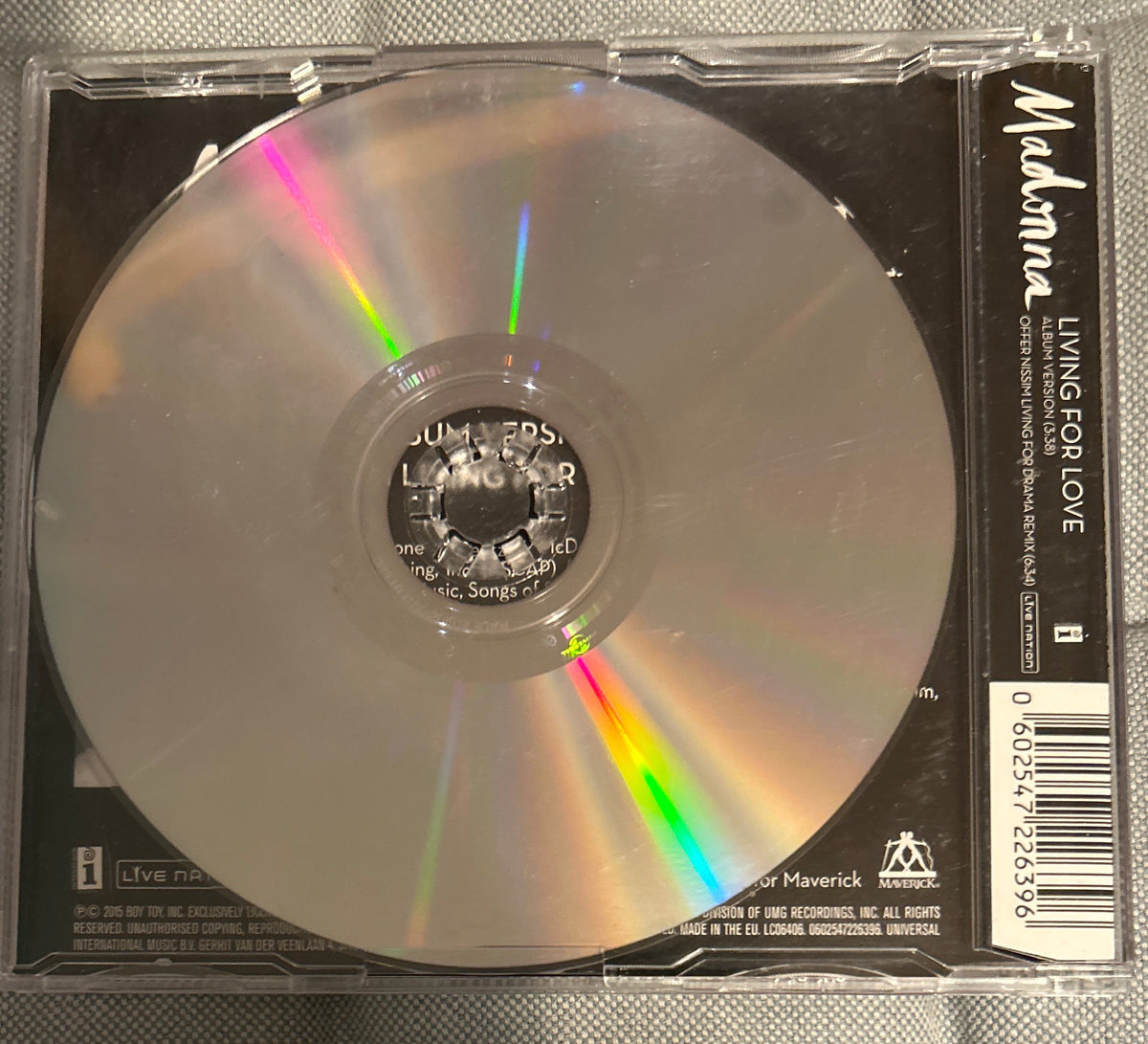 CDSINGLE Madonna – Living For Love 2ª Mano
