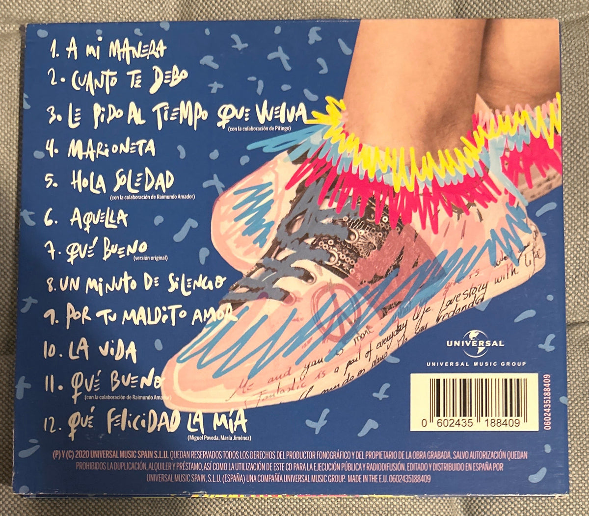 CD María Jiménez – La Vida A Mi Manera 2ª Mano