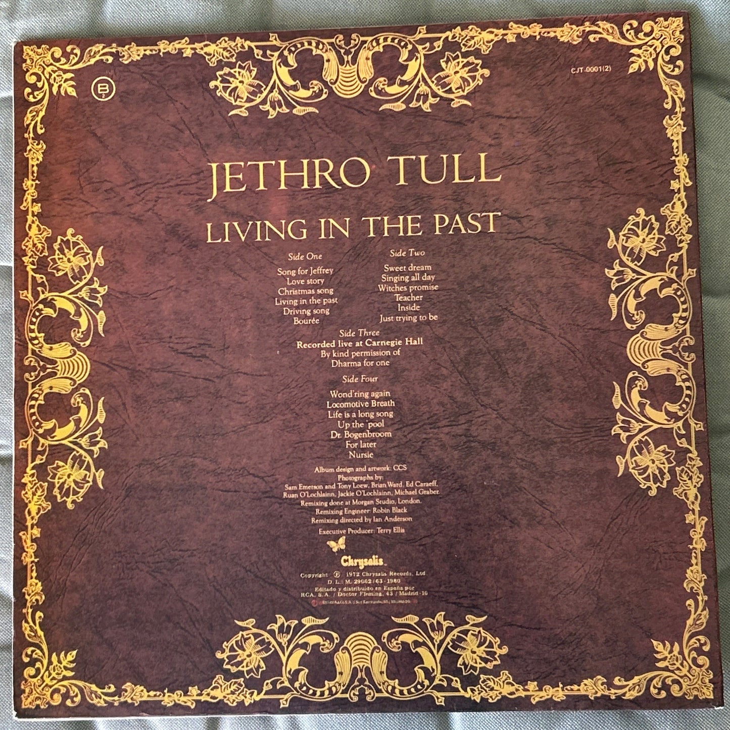 LP Jethro Tull – Living In The Past 2ª Mano