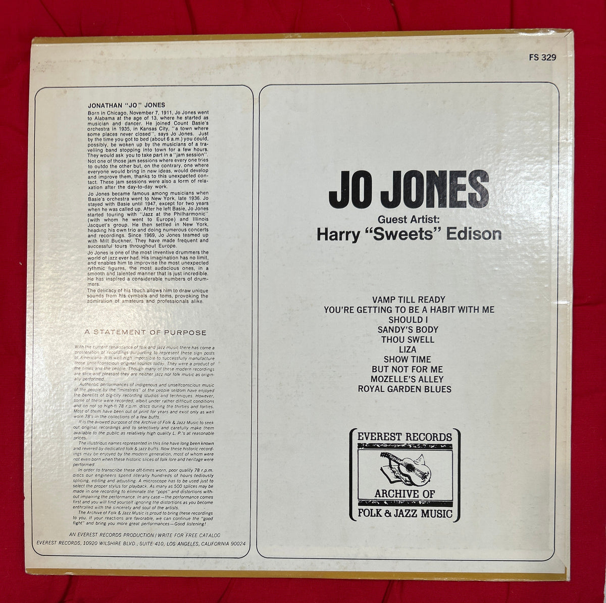 LP Jo Jones – Jo Jones 2ª Mano
