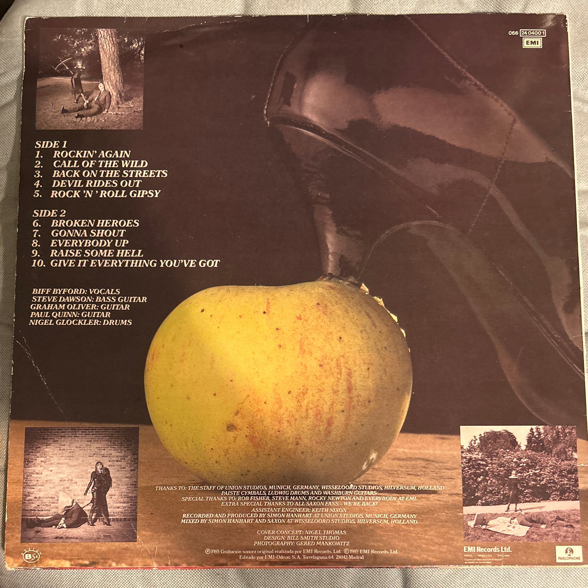 LP Saxon – Innocence Is No Excuse = La Inocencia No Es Excusa 2ª Mano