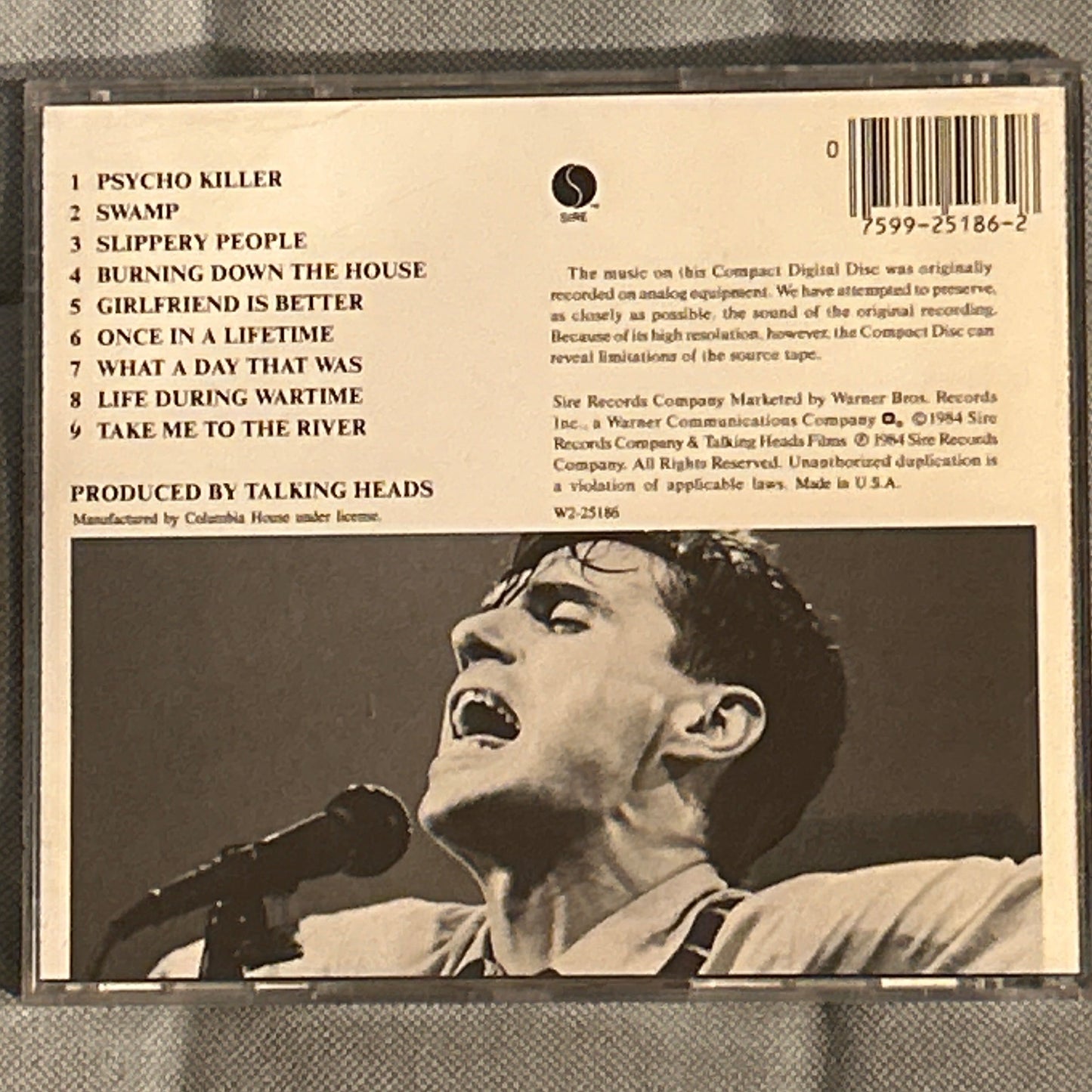 CD Talking Heads – Stop Making Sense Ed. USA 2ª Mano