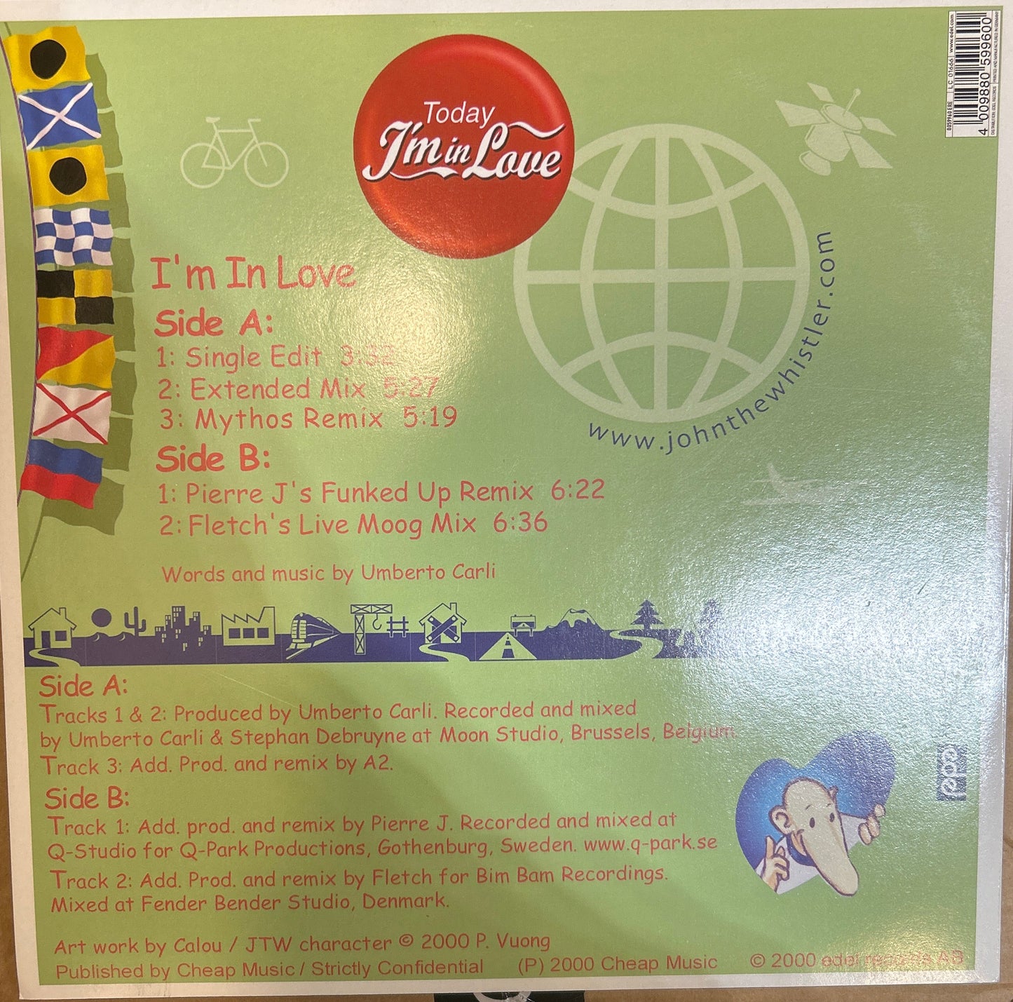 LP John The Whistler – I'm In Love 2ª Mano