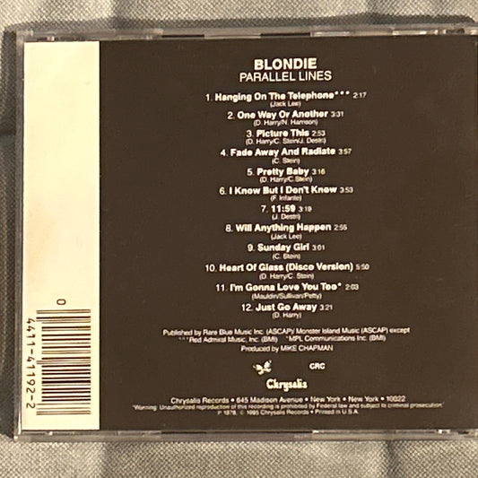 CD Blondie – Parallel Lines Ed. USA 2ª Mano