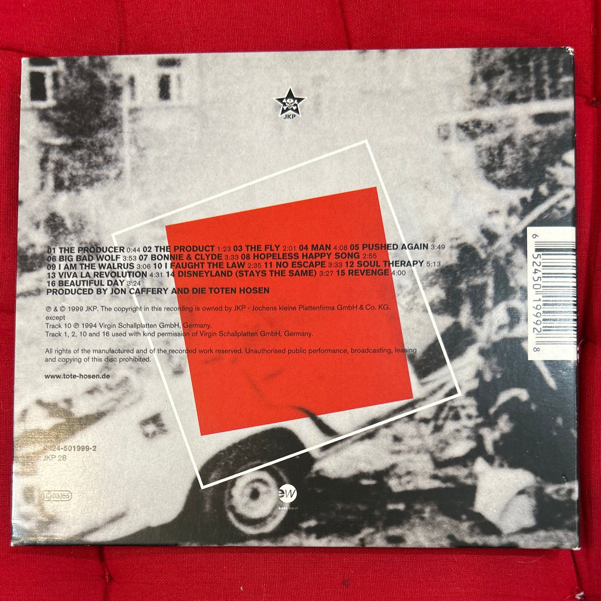 CD Die Toten Hosen – Crash-Landing 2ª Mano