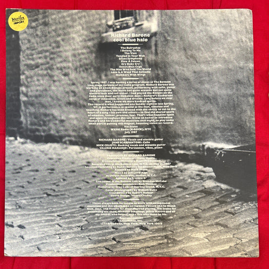 LP Richard Barone – Cool Blue Halo 2ª Mano