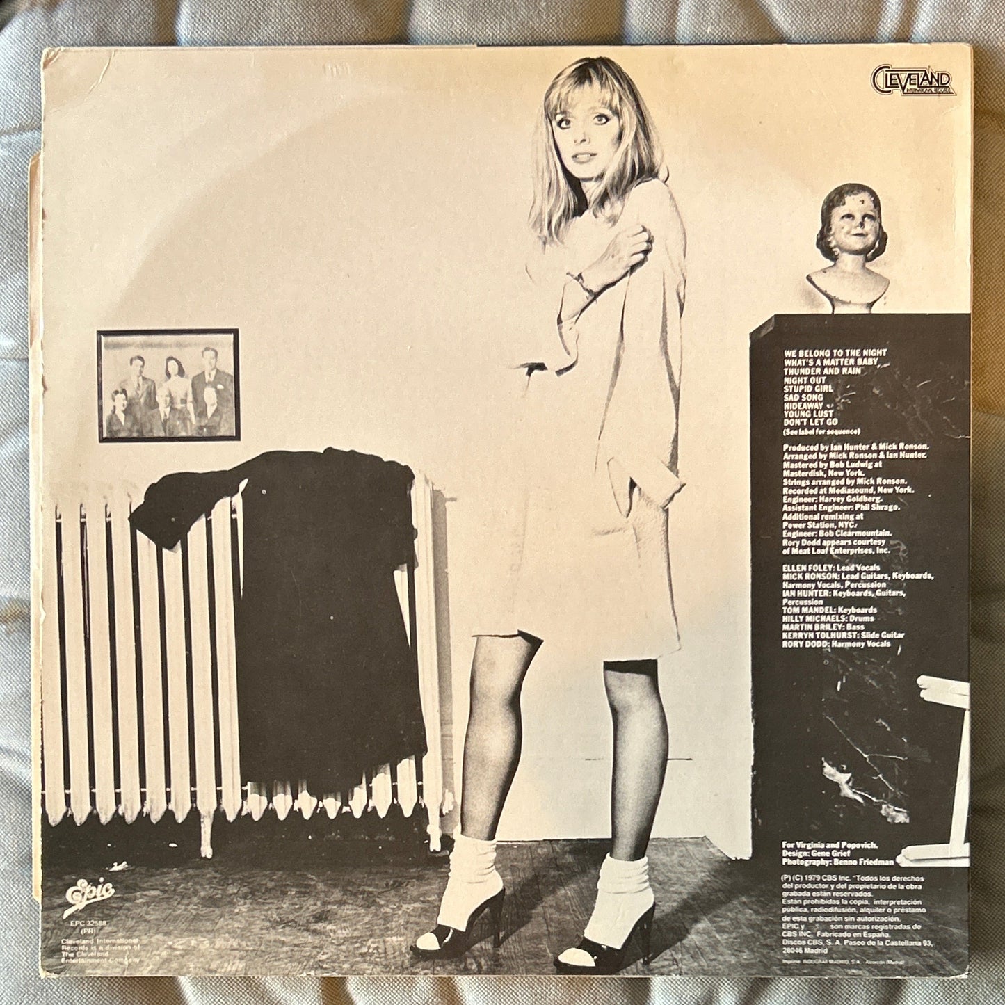 LP Ellen Foley – Nightout 2ª Mano
