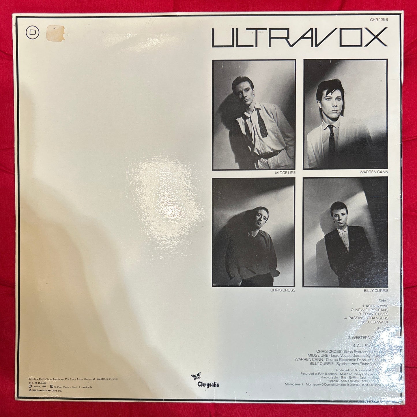 LP Ultravox – Vienna 2ª Mano
