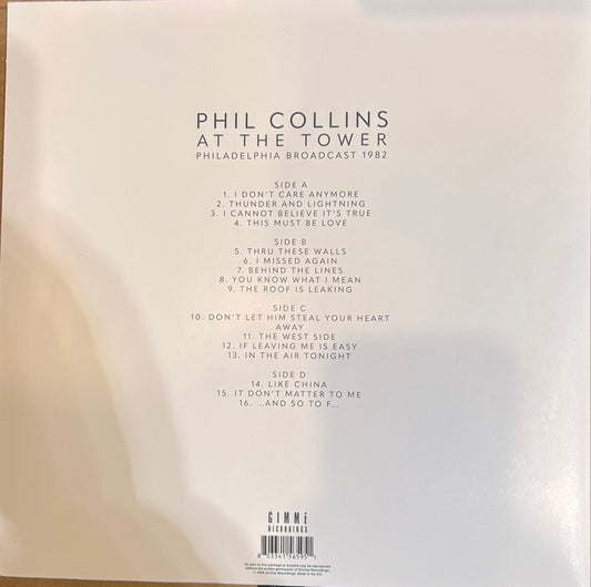 LP Phil Collins – At The Tower - Philadelphia Broadcast 1982 2ª mano
