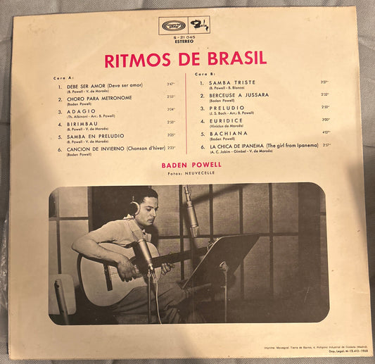 LP Baden Powell – Ritmos de Brasil 2ª Mano