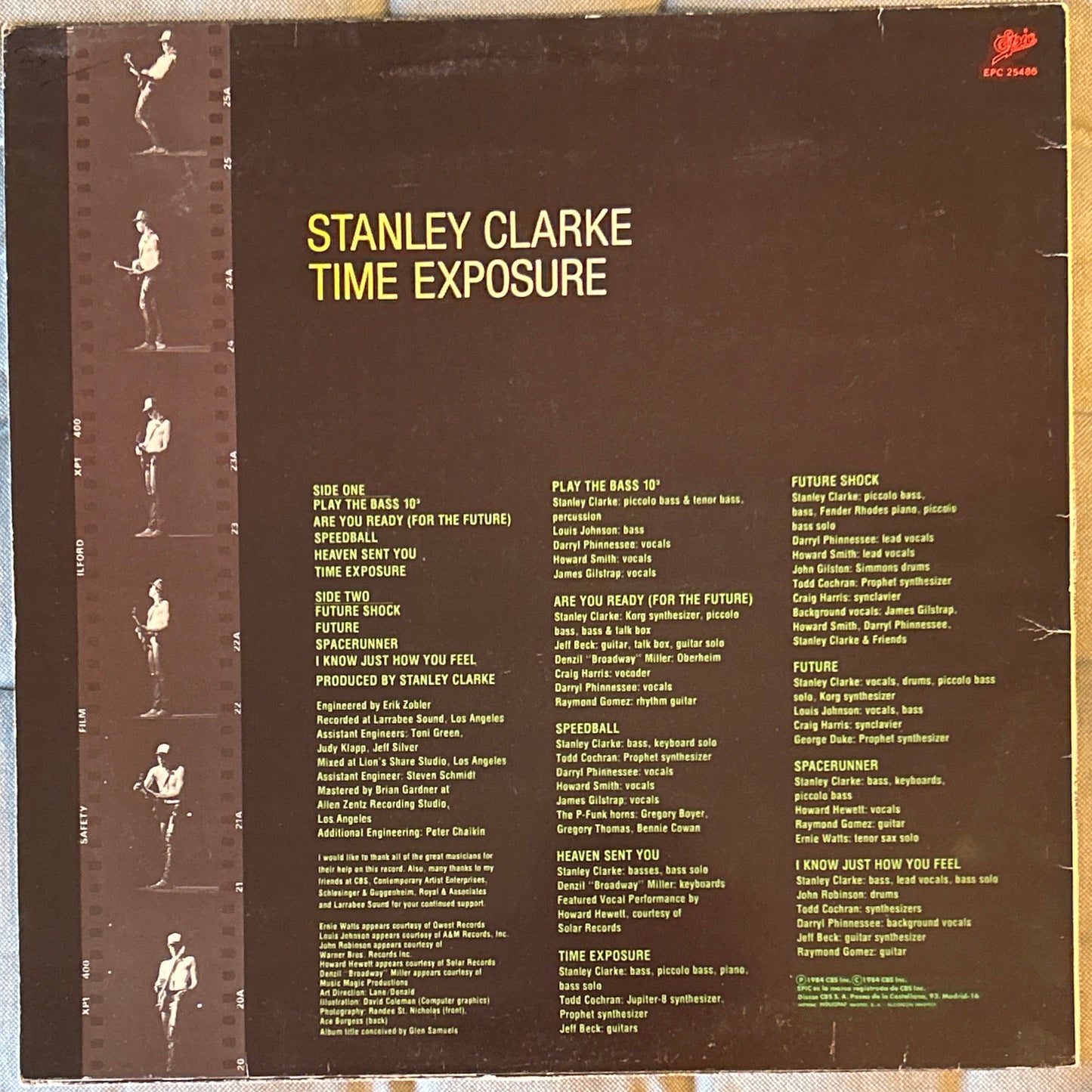 LP Stanley Clarke – Time Exposure 2ª Mano