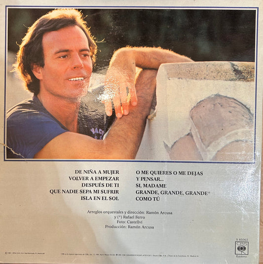LP Julio Iglesias – De Niña A Mujer 2ª Mano