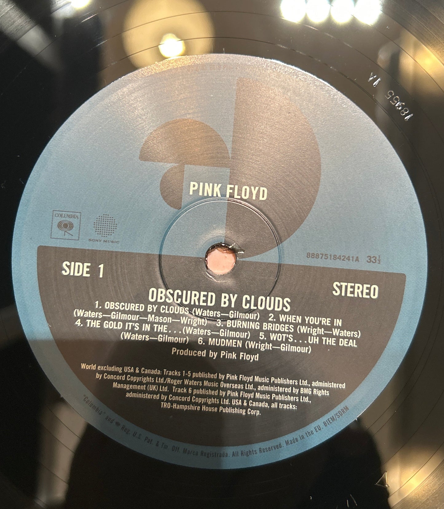 Pink Floyd LP – Obscured By Clouds d'occasion