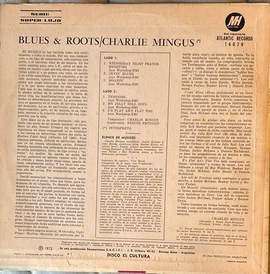 LP Charlie Mingus – Blues & Roots Ed. Argentina 2ª Mano