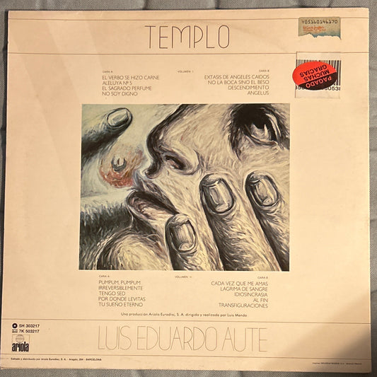 LP Luis Eduardo Aute – Templo 2ª Mano