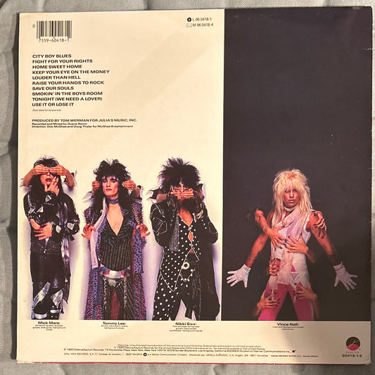 LP Motley Crue – Theatre Of Pain 2ª Mano