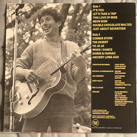LP Jonathan Richman & The Modern Lovers – It's Time For 2ª mano