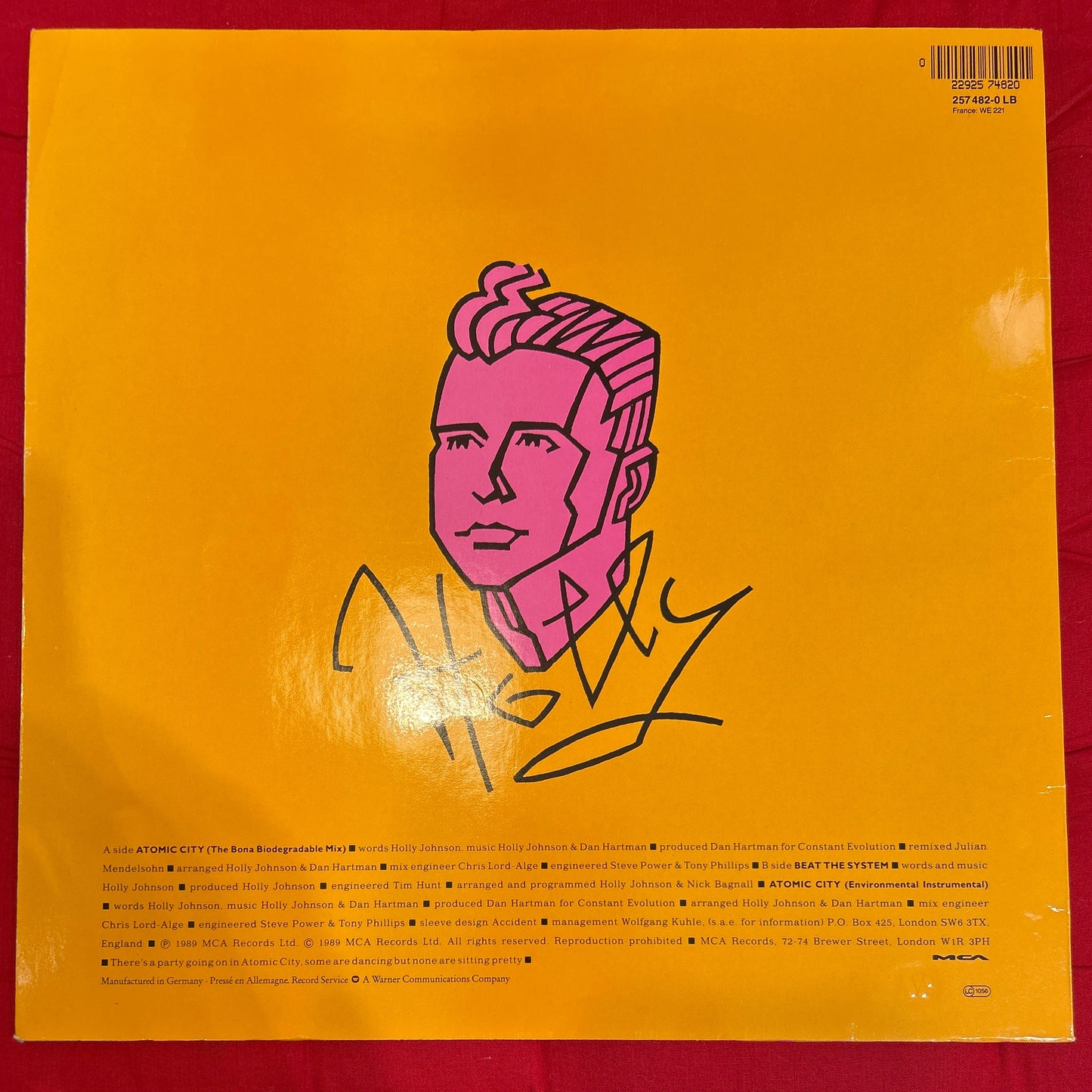 MAXISINGLE Holly Johnson – Atomic City (Remixed By Julian Mendelsohn) (Producto exclusivo recogida en tienda)