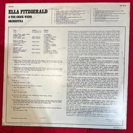 LP Ella Fitzgerald & The Chick Webb Orchestra* – Ella Fitzgerald & The Chick Webb Orchestra 2ª Mano (Producto exclusivo recogida en tienda)