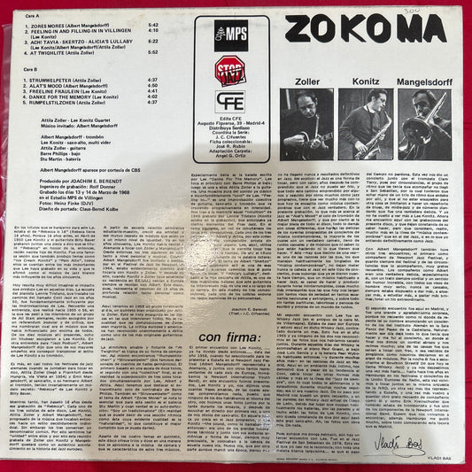 Zoller / Konitz / Mangelsdorf – Zo-Ko-Ma