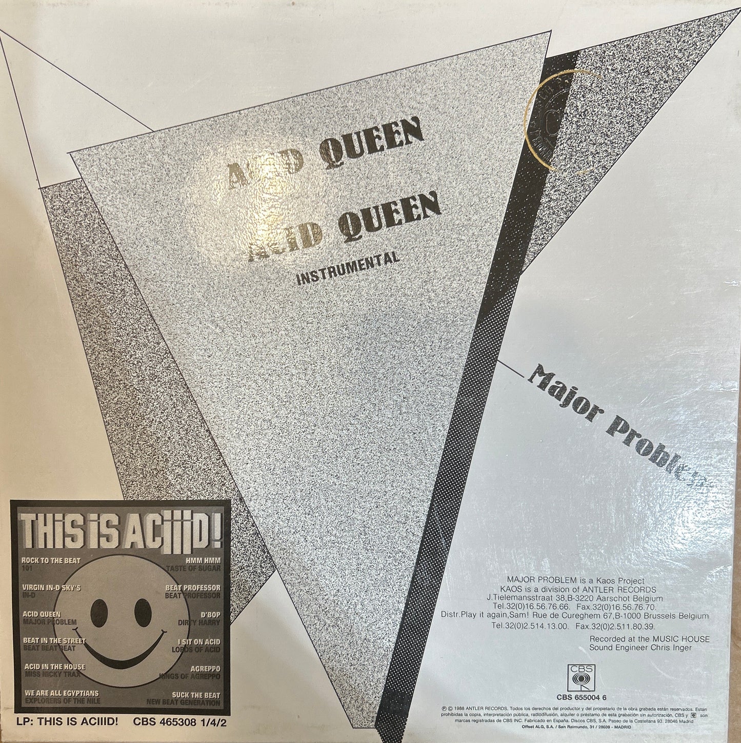 MAXISINGLE Major Problem – Acid Queen 2ª Mano