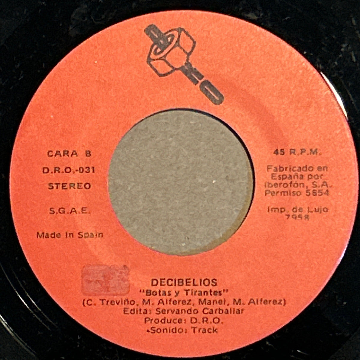 SINGLE Decibelios – Paletas Y... Bolingas 2ª Mano