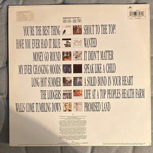 LP The Style Council – The Singular Adventures Of The Style Council 2ª mano