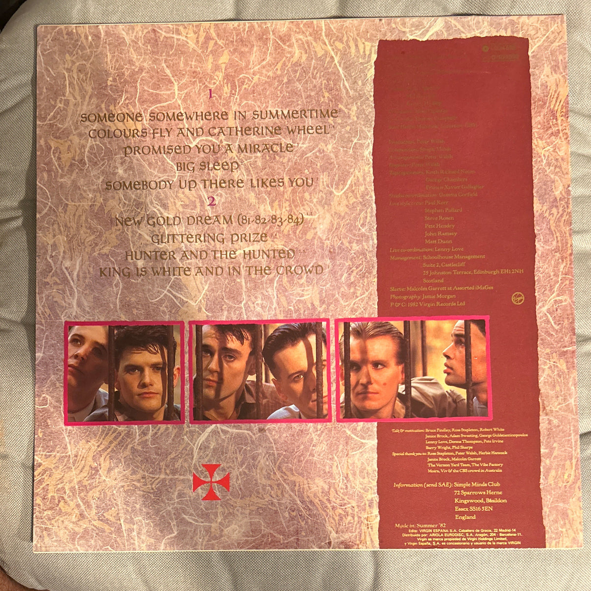 LP Simple Minds – New Gold Dream (81-82-83-84) 2ª Mano