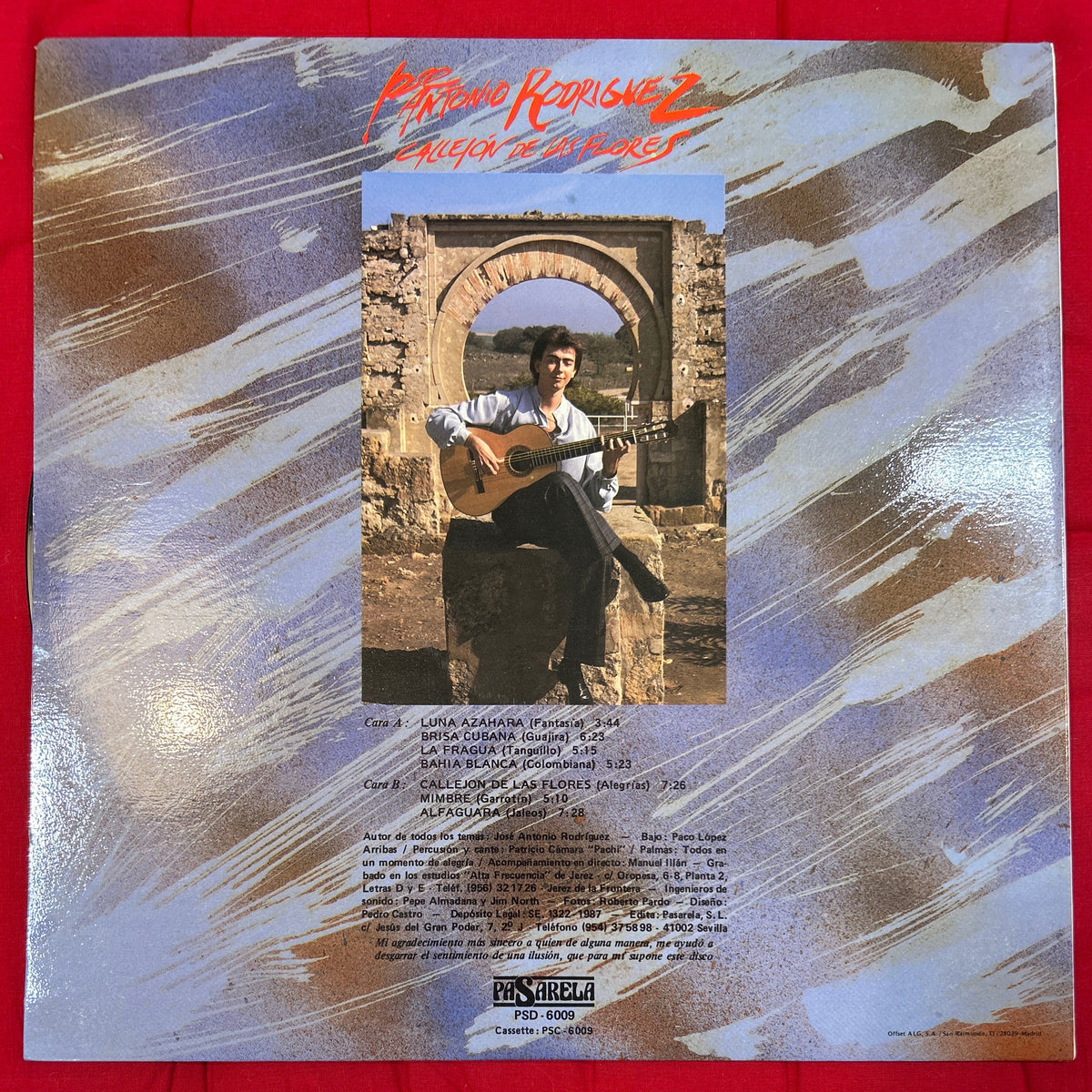LP José Antonio Rodríguez – Callejón De Las Flores 2ª Mano