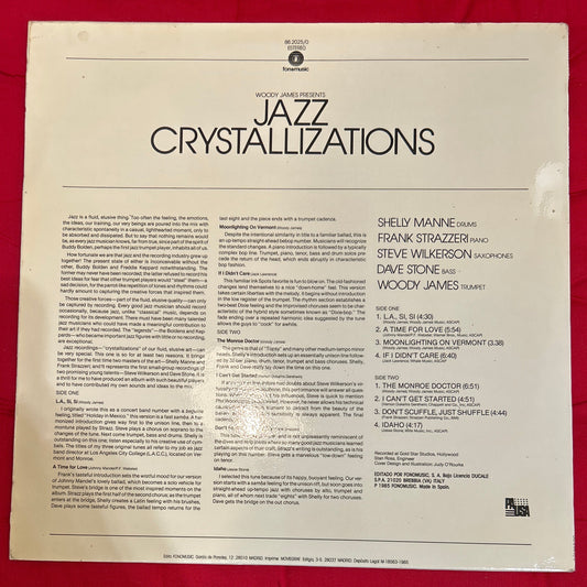 LP Shelly Manne, Frank Strazzeri, Steve Wilkerson, Dave Stone , Woody James – Woody James Presents Jazz Crystallizations 2ª Mano