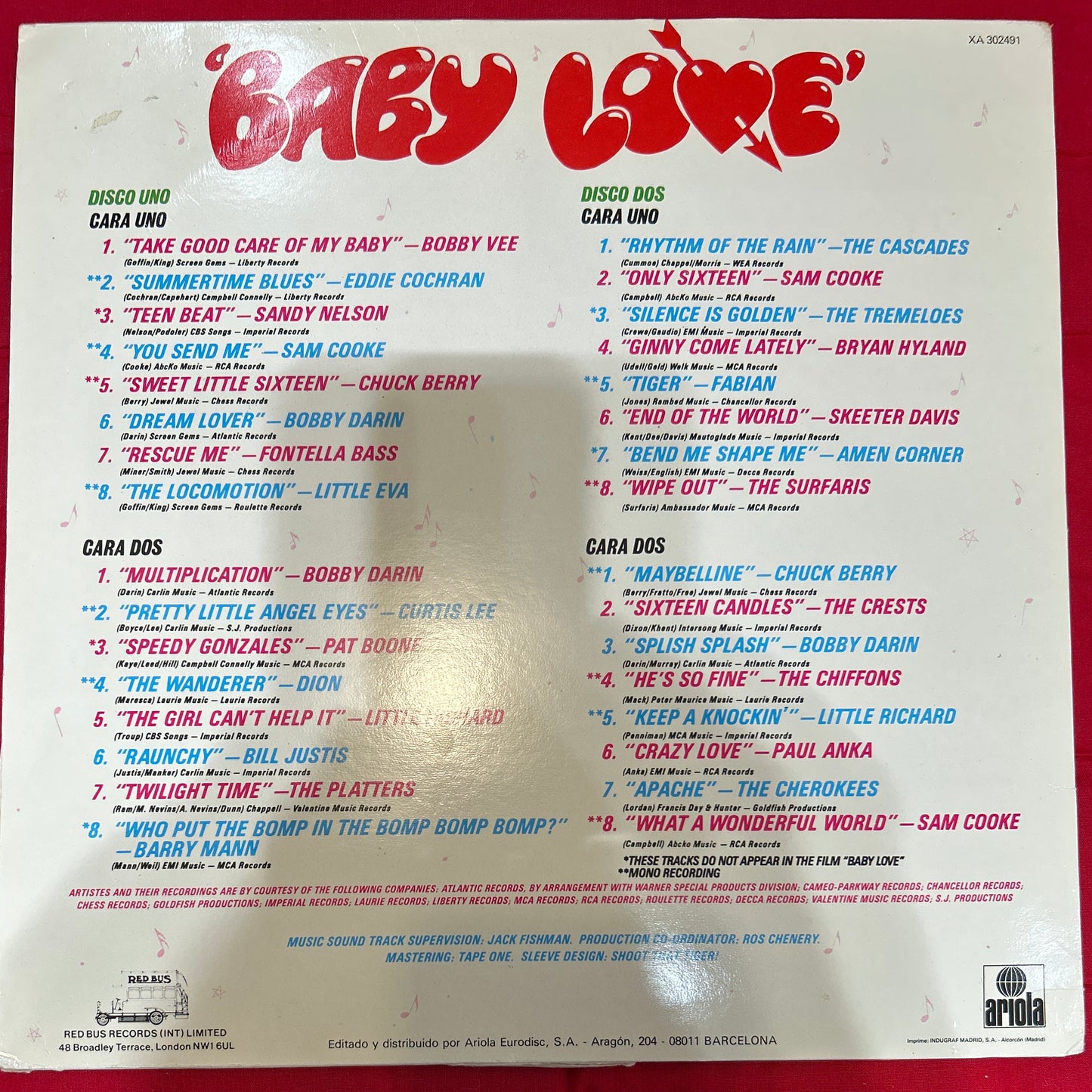 LP V/A – Baby Love 2ª Mano