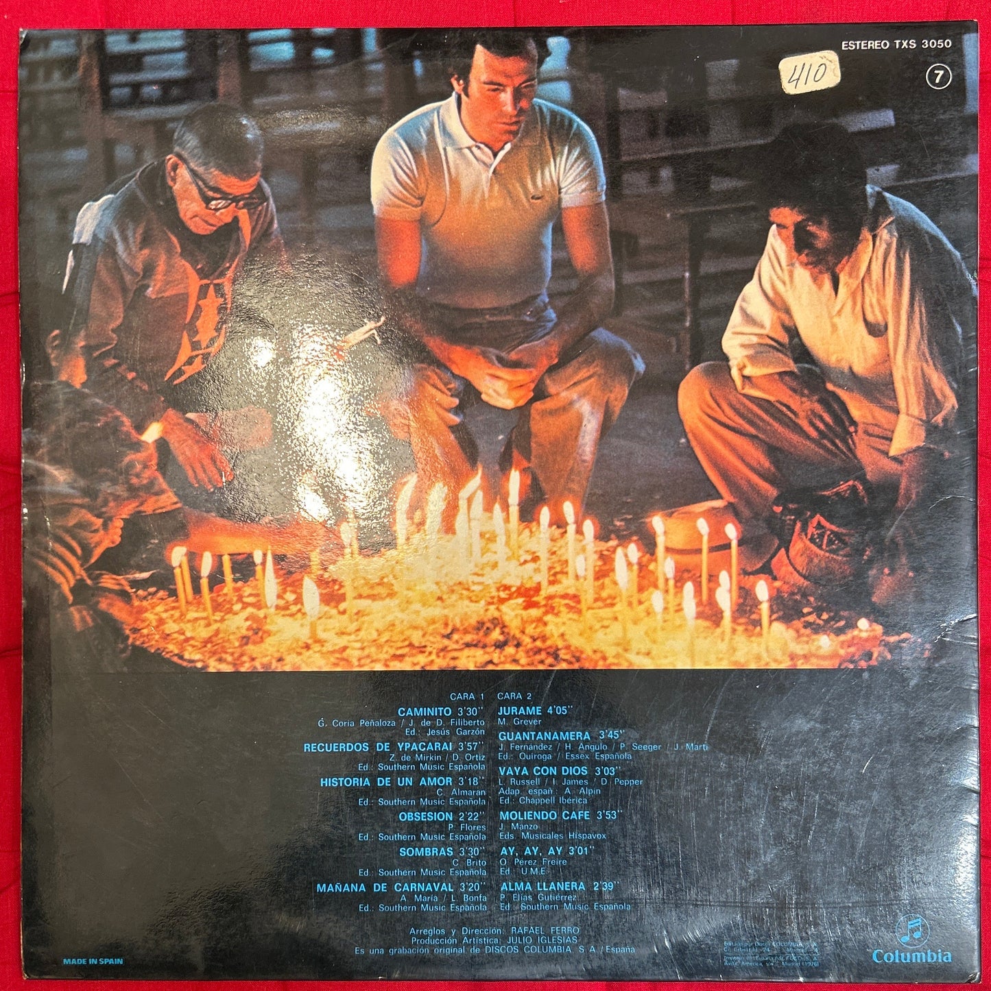 LP Julio Iglesias – America 2ª Mano (Producto exclusivo recogida en tienda)