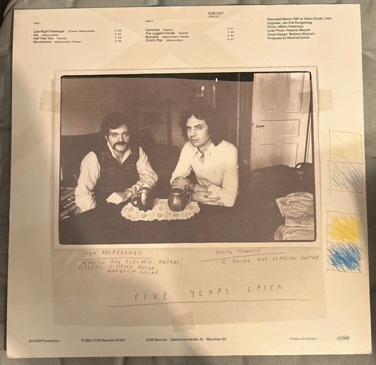 LP Ralph Towner / John Abercrombie – Five Years Later 2ª Mano