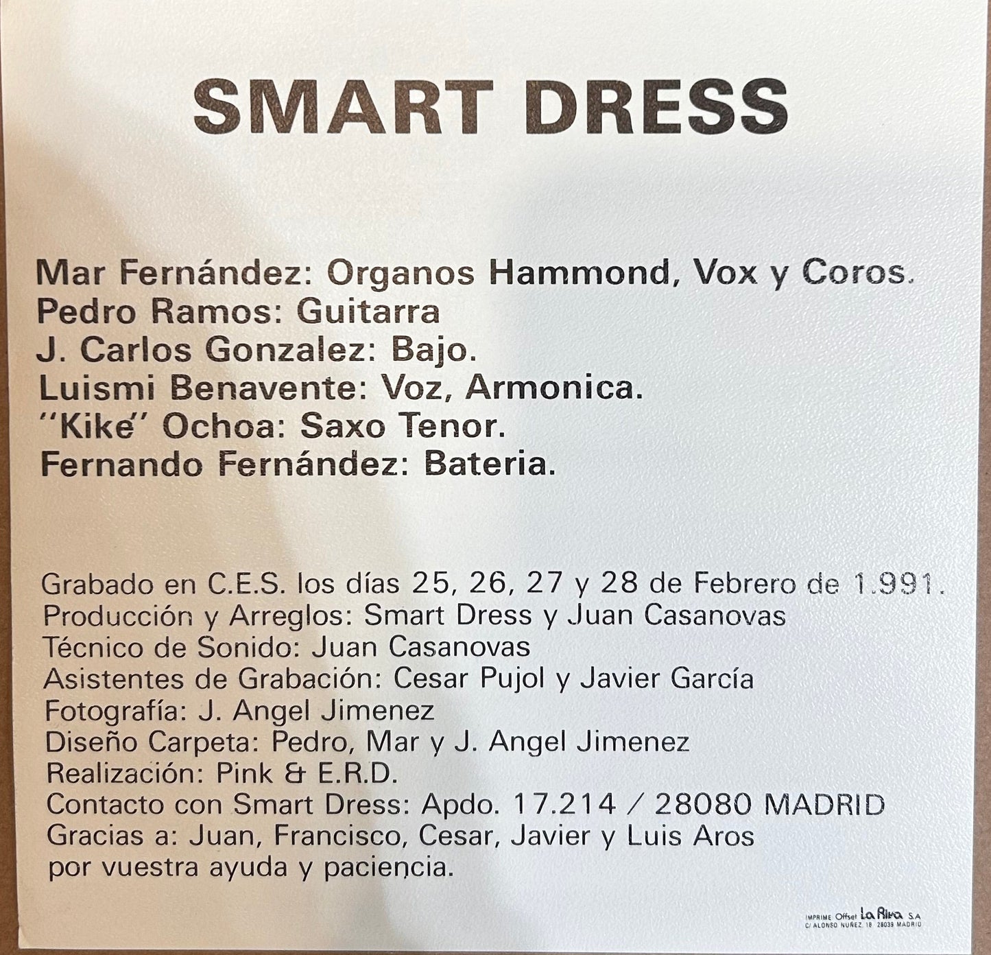 SINGLE Smart Dress – Más De Un Millón 2ª Mano