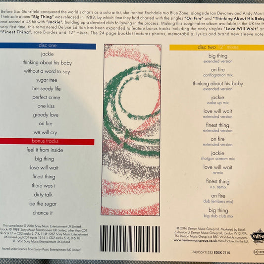 CD Blue Zone – Big Thing 2ª Mano