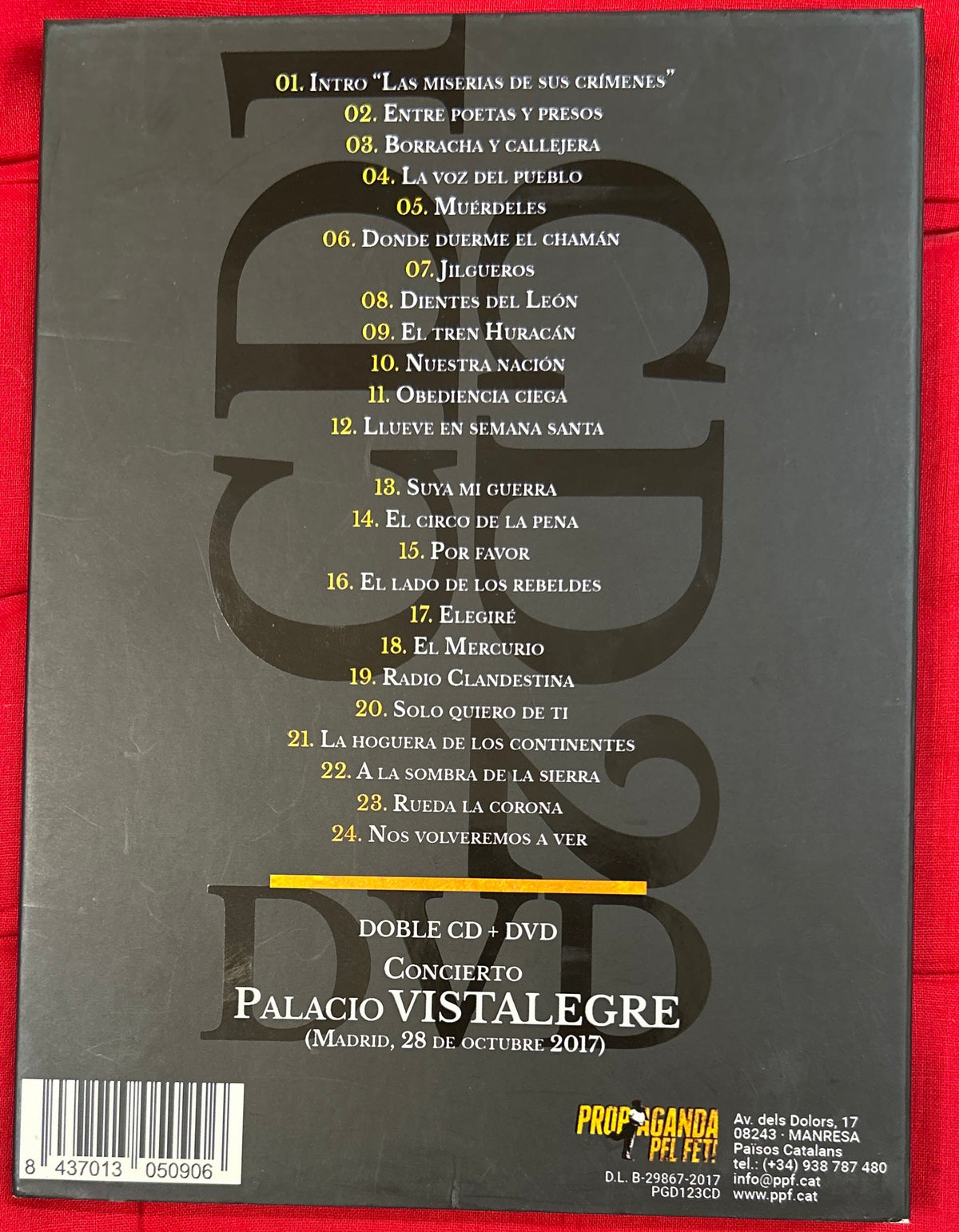 2CD+DVD La Raíz – Nos volveremos a ver`2ª Mano