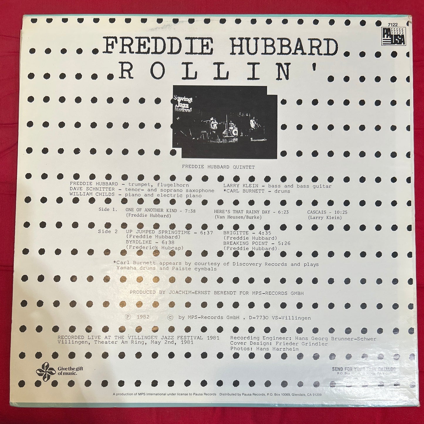 LP Freddie Hubbard – Rollin' 2ª Mano