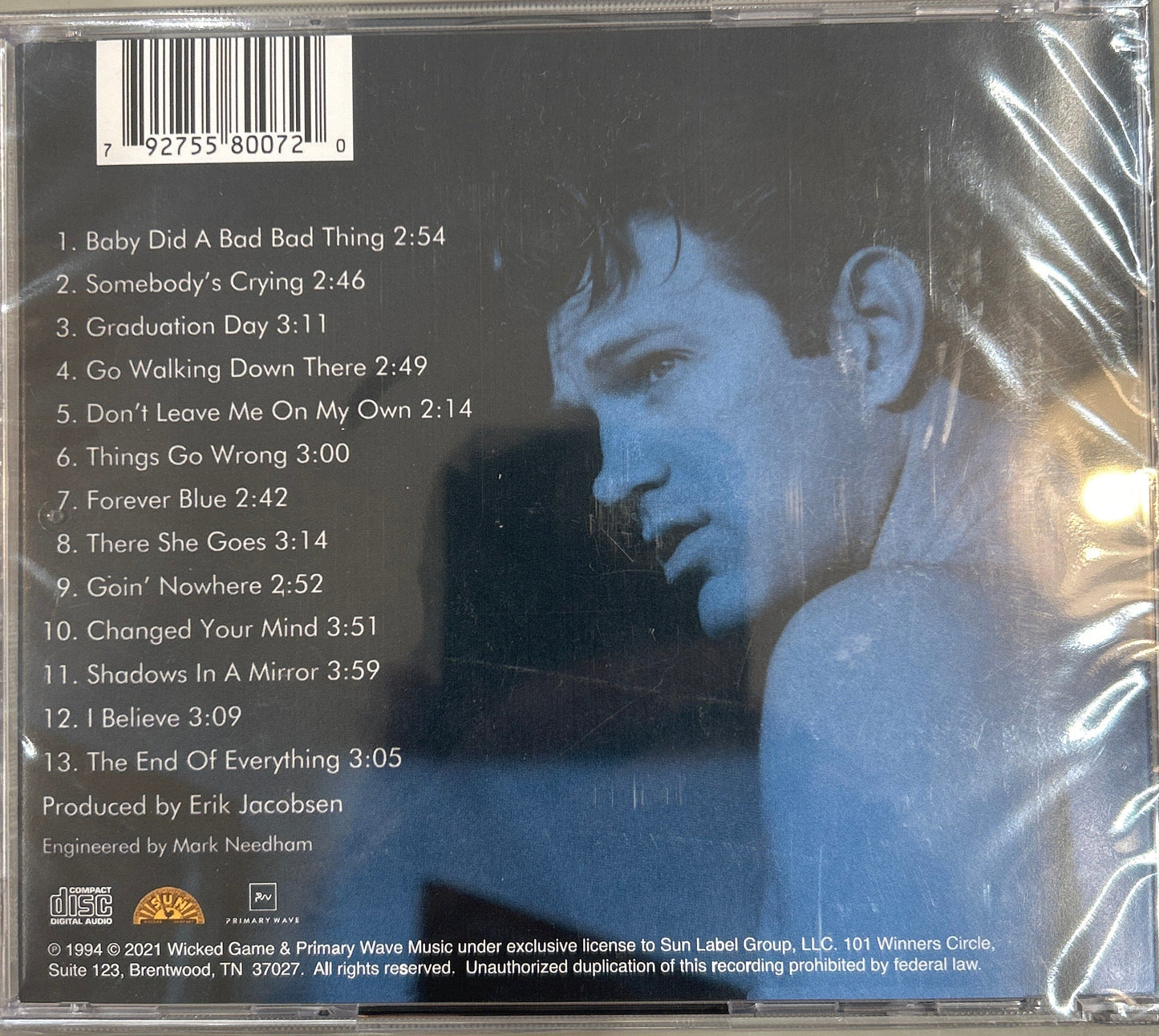 CD Chris Isaak – Forever Blue Nuevo precintado
