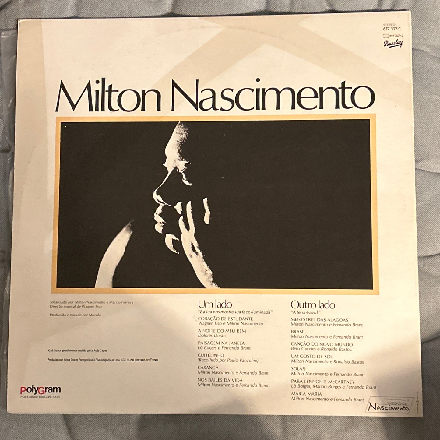 LP Milton Nascimento – Ao Vivo 2ª mano