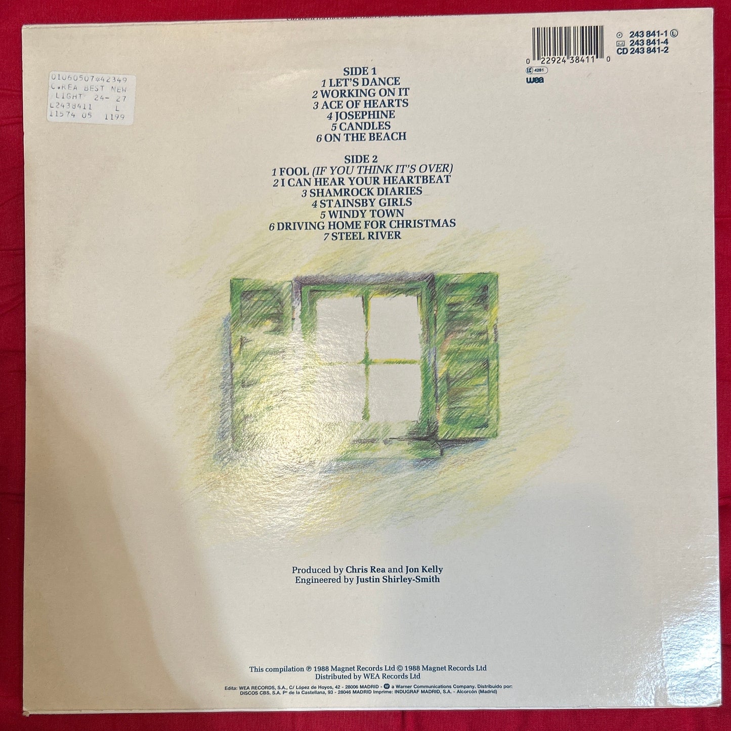 LP Chris Rea – New Light Through Old Windows (The Best Of Chris Rea) 2ª Mano