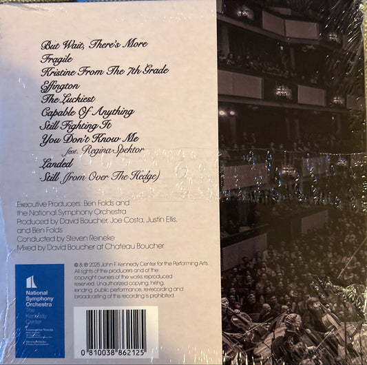 CD Ben Folds With The National Symphony Orchestra – Live With The National Symphony Orchestra Nuevo precintado