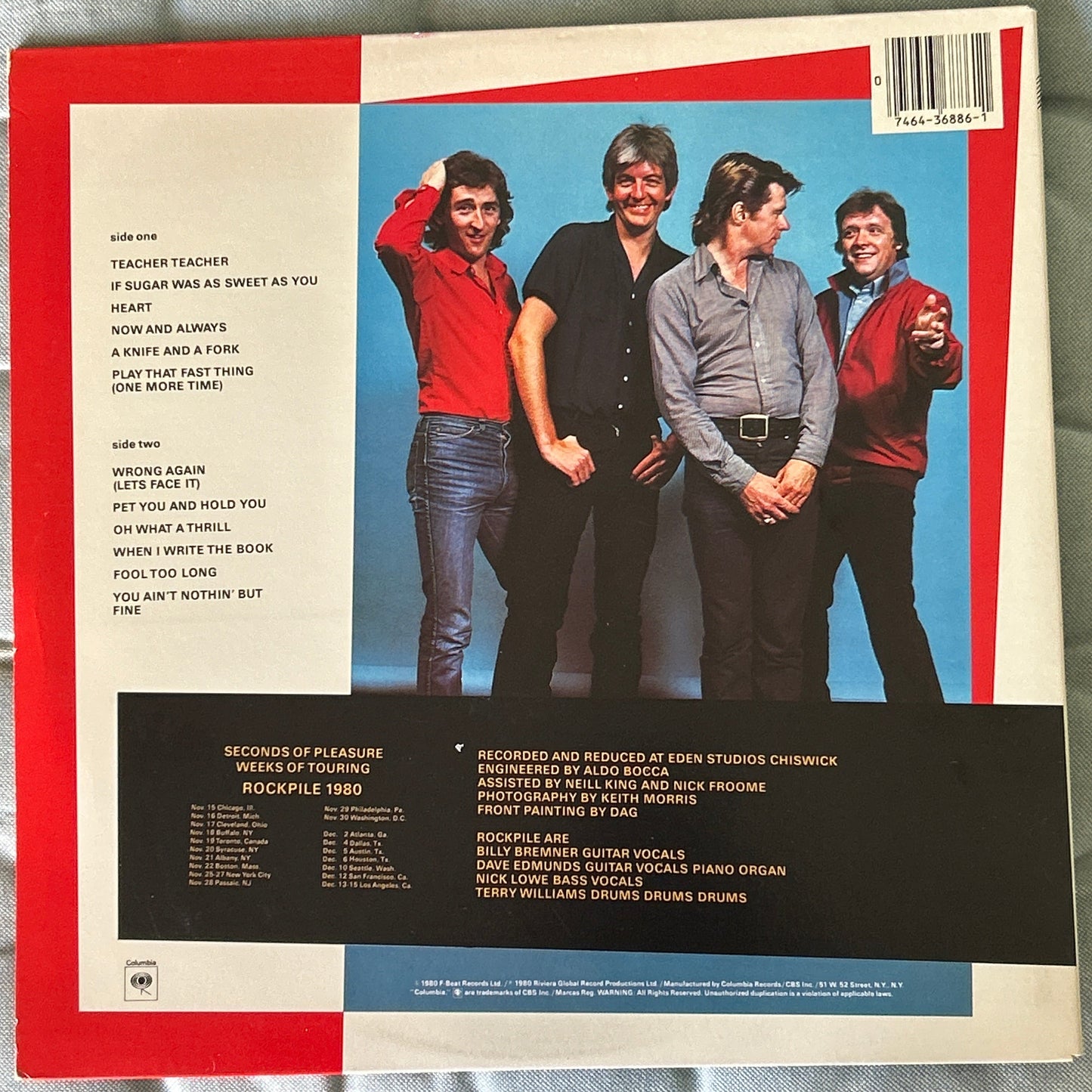 LP Rockpile – Seconds Of Pleasure 2ª Mano