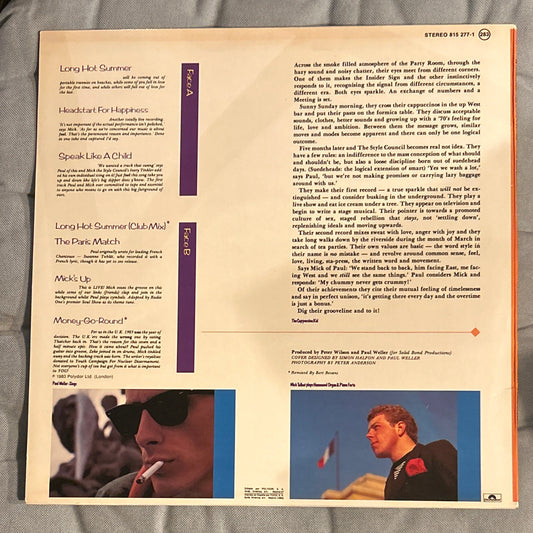 LP The Style Council – Introducing: The Style Council 2ª mano