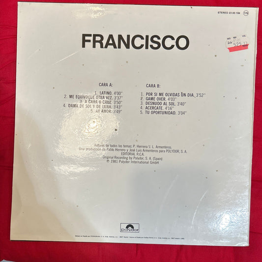 LP Francisco – Latino 2ª mano (Producto exclusivo recogida en tienda)