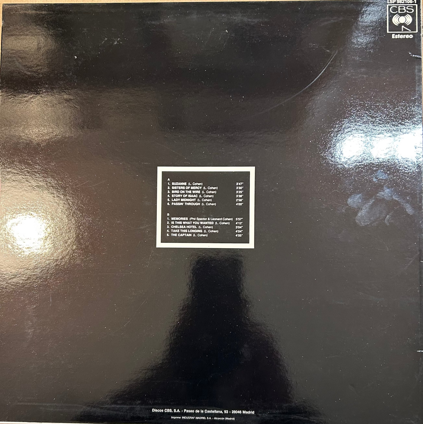 LP Leonard Cohen – Leonard Cohen Gebraucht