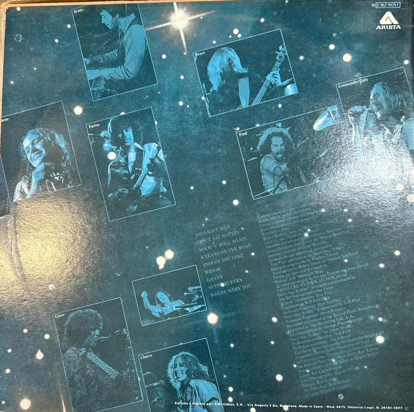 LP Commander Cody Band – Rock N' Roll Again Gebraucht (Nur zur Abholung im Laden)