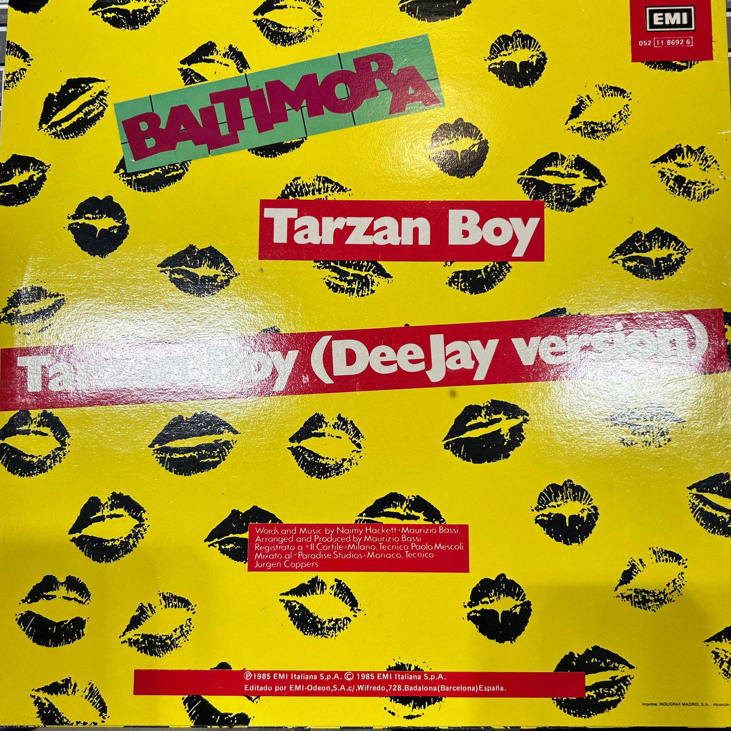 MAXISINGLE Baltimora – Tarzan Boy Gebraucht (Nur zur Abholung im Laden erhältlich)