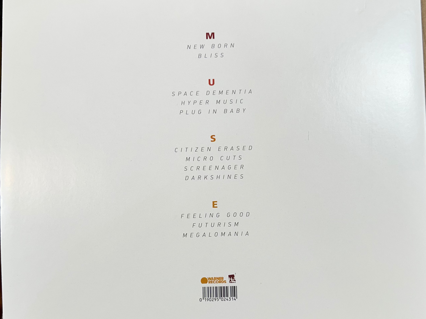 LP Muse – Origin Of Symmetry: XX Anniversary RemiXX gebraucht