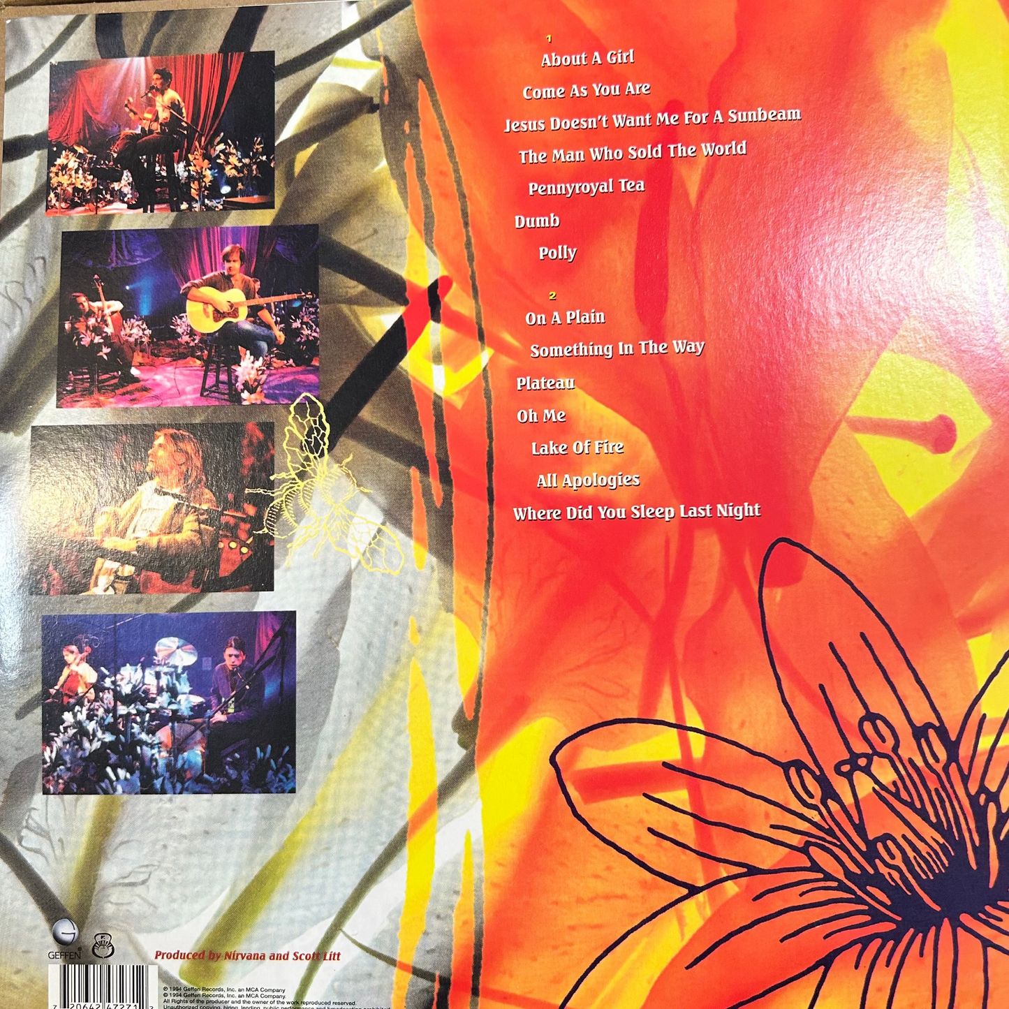 LP Nirvana – MTV Unplugged In New York 2ª mano