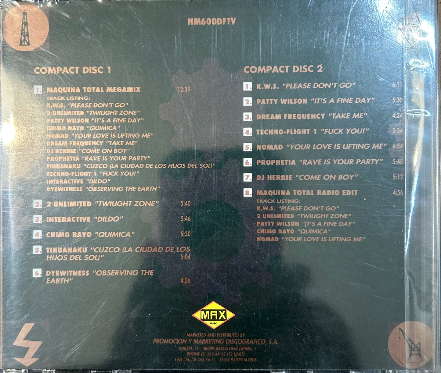 CD V/A – Maquina Total 4 2ª mano